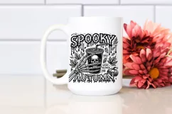 Halloween Spooky Watercolor Clipart PNG Product Image 3