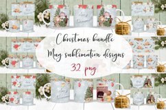 Bundles Christmas Mug Sublimation / Winter Mug Wrap Product Image 1