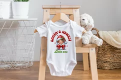 First Baby Christmas, Santa's newest little one PNG. Product Image 4