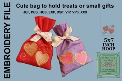ITH Valentine Cookies Treat Bag 5x7 Hoop Product Image 1