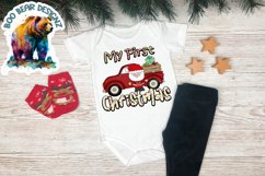 My First Christmas Whimsical Sublimation design Product Image 1