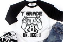 1st Grade Unlocked Level Up SVG - Back To School Gamer PNG Product Image 5