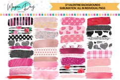 Valentine background PNG Sublimation Design Product Image 1