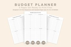 Budget Planning Pages Set V-01 Product Image 1