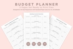 Budget Planning Pages Set V-02 Product Image 1