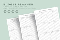 Budget Planning Pages Set V-10 Product Image 1