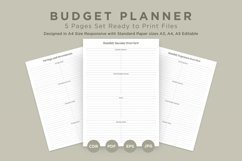 Budget Planning Pages Set V-11 Product Image 1