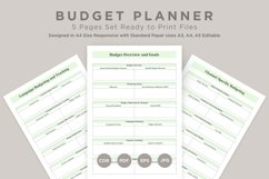 Budget Planning Pages Set V-17 Product Image 1