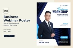 10 Business Webinar Poster Design Template Set 01 Product Image 1