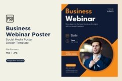 10 Business Webinar Poster Design Template Set 03 Product Image 1