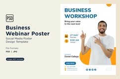 Business Webinar Poster Design Template Set 06 Product Image 1