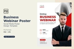 10 Business Webinar Poster Design Template Set 09 Product Image 1