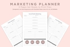 Marketing Planning Pages Set V-02 Product Image 1