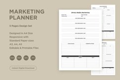 Marketing Planning Pages Set V-03 Product Image 1