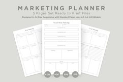 Marketing Planning Pages Set V-06 Product Image 1
