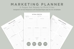 Marketing Planning Pages Set V-07 Product Image 1