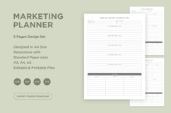 Marketing Planning Pages Set V-08 Product Image 1