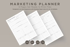 Marketing Planning Pages Set V-14 Product Image 1