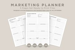 Marketing Planning Pages Set V-16 Product Image 1