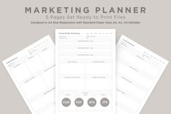 Marketing Planning Pages Set V-17 Product Image 1