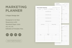 Marketing Planning Pages Set V-18 Product Image 1