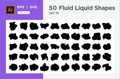 Fluid Liquid Shape V1 50 SET 20 Product Image 18