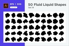 Fluid Liquid Shape V1 50 SET 20 Product Image 19