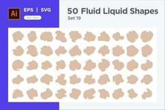 Fluid Liquid Shape V2 50 SET 20 Product Image 19