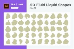 Fluid Liquid Shape V3 50 SET 20 Product Image 10