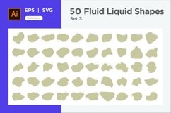 Fluid Liquid Shape V3 50 SET 20 Product Image 3