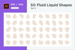 Fluid Liquid Shape V4 50 SET 19 Product Image 2