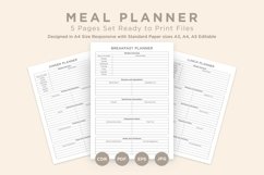 Meal Planning Pages Set V-01 Product Image 1