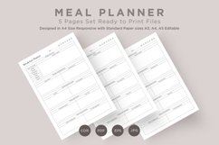 Meal Planning Pages Set V-04 Product Image 1