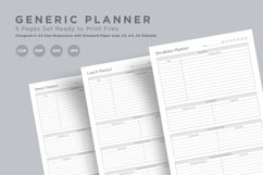Meal Planning Pages Set V-05 Product Image 1