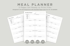 Meal Planning Pages Set V-06 Product Image 1