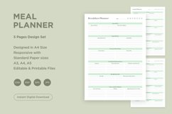 Meal Planning Pages Set V-08 Product Image 1