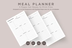 Meal Planning Pages Set V-09 Product Image 1