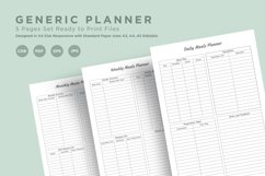 Meal Planning Pages Set V-10 Product Image 1