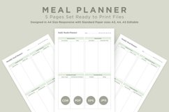 Meal Planning Pages Set V-12 Product Image 1