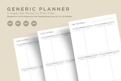 Meal Planning Pages Set V-15 Product Image 1