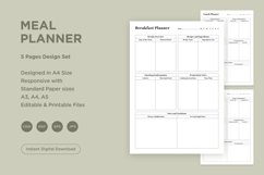 Meal Planning Pages Set V-18 Product Image 1