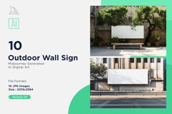 Outdoor Wall Sign on Building 10_Set V-10 Product Image 1