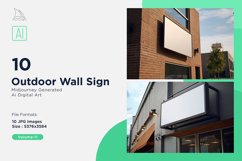 Outdoor Wall Sign on Building 10_Set V-11 Product Image 1