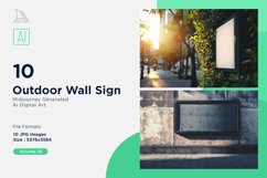Outdoor Wall Sign on Building 10_Set V-16 Product Image 1