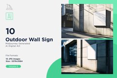 Outdoor Wall Sign on Building 10_Set V-2 Product Image 1