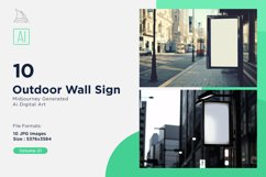 Outdoor Wall Sign on Building 10_Set V-21 Product Image 1