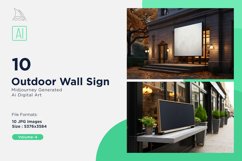 Outdoor Wall Sign on Building 10_Set V-4 Product Image 1