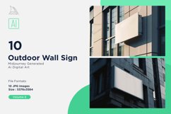 Outdoor Wall Sign on Building 10_Set V-5 Product Image 1