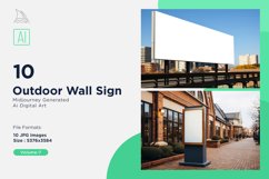 Outdoor Wall Sign on Building 10_Set V-7 Product Image 1