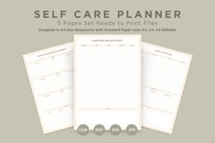 Self Care Planning Pages Set V-11 Product Image 1